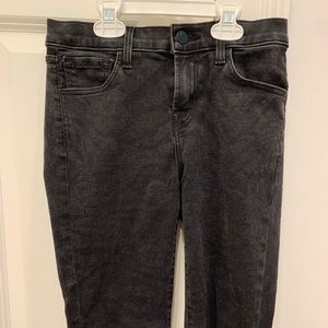 J Brand black cutoff jeans